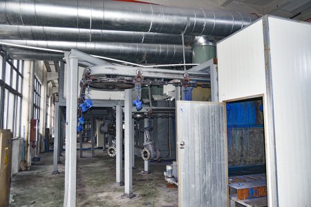 閥門噴漆自動(dòng)化車間 閥門噴漆流水線設(shè)備